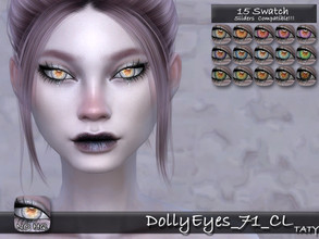 Sims 4 — DollyEyes_71_CL by tatygagg — New Fantasy Eyes for your sims. - Female, Male - Human, Alien - Toddler to Elder -