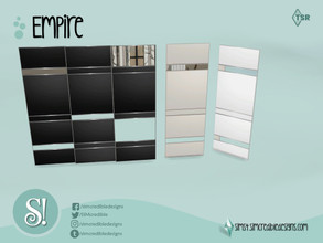 Sims 4 — Empire Mirror 1 by SIMcredible! — by SIMcredibledesigns.com available at TSR 3 colors variations