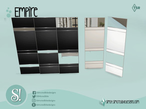 Sims 4 — Empire Mirror 3 by SIMcredible! — by SIMcredibledesigns.com available at TSR 3 colors variations