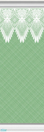 Sims 2 — Lace Walls - Plaid - Jade - 23 by maylynn55 — This wall is jade with a plaid background. Made by MayLynn55
