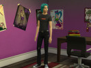 Sims 4 — georgenotfound logo tshirt by klusterhug — tshirt with a funky little gnf logo!!! ^__^