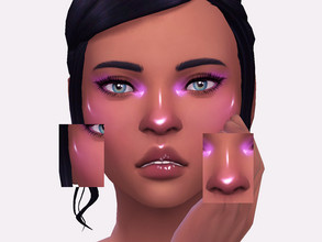 Sims 4 — Plum Pie Highlighter by Sagittariah — base game compatible 4 swatch properly tagged enabled for all occults