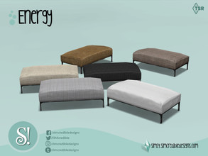 Sims 4 — Energy Pouf by SIMcredible! — by SIMcredibledesigns.com available at TSR 8 colors variations