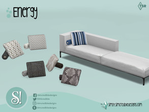 Sims 4 — Energy Cushions by SIMcredible! — by SIMcredibledesigns.com available at TSR 9 colors variations