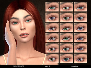 Sims 4 — MELDEANNE - EYES #5 by MELDEANNE — - CATEGORY: EYES - SWATCHES: 18 - GENDER: FEMALE
