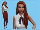 Sims 4 — Abby Frantz by majav123 — Abby is mostly made to match ''cartoony'' look of game, I hope you will like it :)