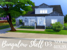Sims 4 — Bungalow Shell 3 by deseraemb — This stunning home offers a lifestyle of comfort! FEATURES 3 large bedrooms