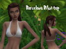 Sims 4 — Bikini top Barcelona by sofias00 — Bikini top, with a cute heart shape detail in the front and back.