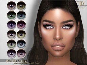 Sims 4 — Eyes N162 by FashionRoyaltySims — Standalone Custom thumbnail All ages and genders 12 color options HQ texture