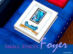 Sims 3 — Small Spaces Decor Book by Cashcraft — Coffee table book to display for your guest. Created by Cashcraft for