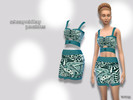 Sims 4 — Set Mini Lexy by tintin93 — This dress displays the sexiness of the wearer, suitable for use when gathering with