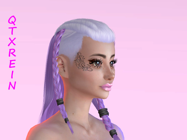 Sims 4 — StarryNites face tattoos by Qtxrein — > Female Teen to elder > Takes lower back tattoo slot > Base game