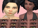 Sims 4 — jamcookie bottom lashes by jamcookie — my first cc! i currently dont know how to make top lashes, so when i