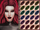 Sims 4 —  [PATREON] LIPSTICK #152 by Jul_Haos — - CATEGORY: LIPSTICK - COLORS: 24 - SLIDERS COMPATIBLE - GENDER - FEMALE