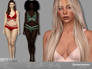 Sims 4 — Lou Skin Overlay by MSQSIMS — This muscular skin overlay for female sims is available in 4 different strengths.