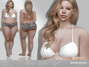 Sims 4 — Marissa Skin Light by MSQSIMS — This very detailed skin with stretch marks and freckles for Plus Size Sims is