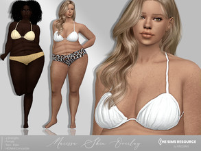 Sims 4 — Marissa Skin Overlay by MSQSIMS — This very detailed skin overlay with stretch marks and freckles for Plus Size