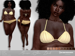 Sims 4 — Marissa Skin Dark by MSQSIMS — This very detailed skin with stretch marks and freckles for Plus Size Sims is