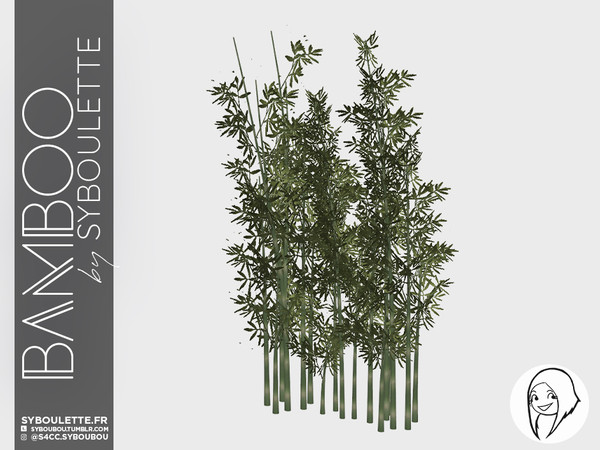 Sims 4 — Bamboo - Bamboo trees by Syboubou — Group of bamboo trees for your gardens and island builds!