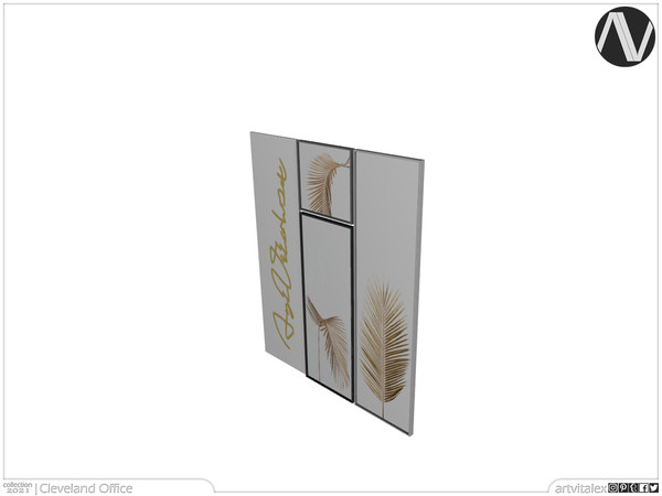 Sims 4 — Cleveland Paintings by ArtVitalex — Office And Study Room Collection | All rights reserved | Belong to 2021