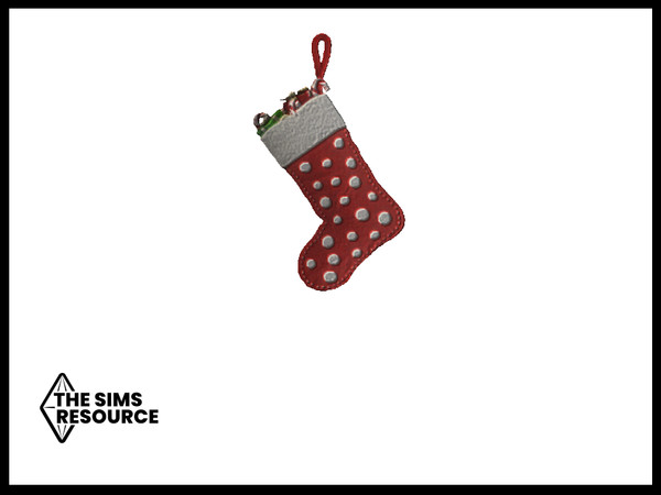Sims 4 — Snowbird Christmas Stocking by seimar8 — Maxis match Christmas stocking Kids Stuff Pack required