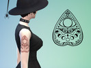 Sims 4 — Planchette Arm Tattoo by gizamimi — A planchette arm tattoo for female sims