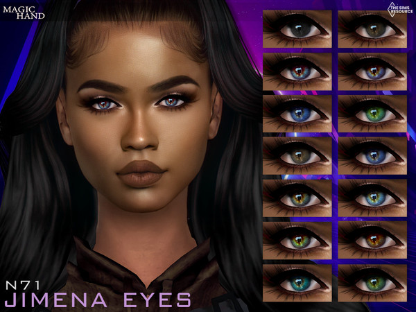 Sims 4 — Jimena Eyes N71 by MagicHand — Lenses for males and females in 18 colors - HQ Compatible Preview - CAS thumbnail