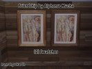 Sims 4 — Friendship by Alphonse Mucha Art Frames  by hannahgaskarth2 — The Friendship art by Alphonse Mucha as two frames