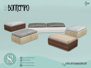 Sims 4 — Bontempo sectional chair by SIMcredible! — by SIMcredibledesigns.com available at TSR 4 colors + variations
