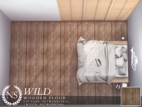 Sims 4 — Wild Wooden Floor by networksims — A rustic wooden floor.