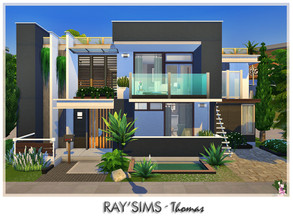 Sims 4 — Thomas by Ray_Sims — This house fully furnished and decorated, without custom content. This house has 3 bedroom