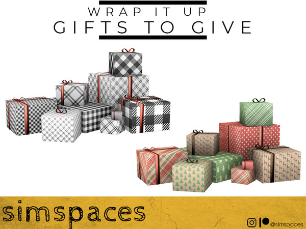 Sims 4 — TSR 2021 Christmas Collection - Wrap It Up - gifts to give by simspaces — Part of the Wrap It Up collection: You