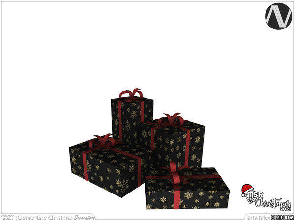 Sims 4 — TSR Christmas 2021 | Clementine Gift Packages by ArtVitalex — Christmas Collection | All rights reserved |