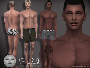 Sims 4 — Muscle male skin overlay by S-Club by S-Club — Muscle male skin overlay, with 1 swatche, compatible with all EA