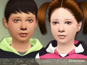 Sims 4 — Bella Skin Children Overlay by MSQSIMS — This skin overlay for children is available in 4 strenghts and it is
