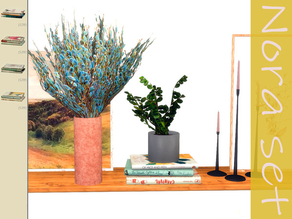 Sims 4 — [SJB] Nora set 3 books by Ylka by Ylka — These are three books. Has 4 colors. You can see all the colors in the