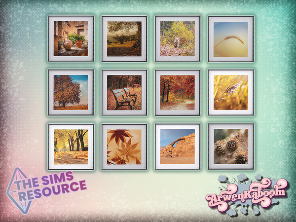 Sims 4 — Smalle - Tiny Picture by ArwenKaboom — Base game pictures in 12 recolors. You can find all items by searching