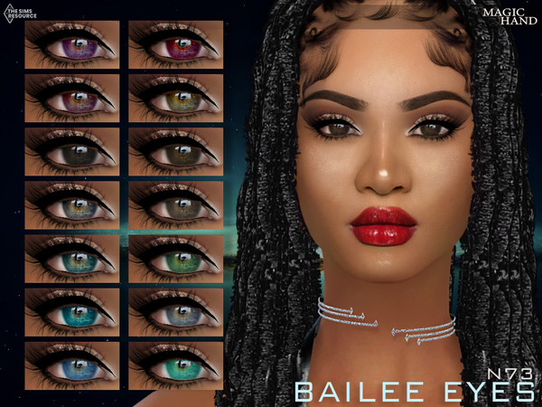 Sims 4 — Bailee Eyes N73 by MagicHand — Stunning eyes for males and females in 16 colors - HQ Compatible Preview - CAS