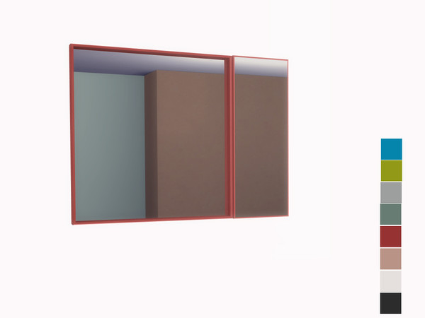 Sims 4 — Bathroom Jaime Mirror by ung999 — Bathroom Jaime Mirror Color Options : 8