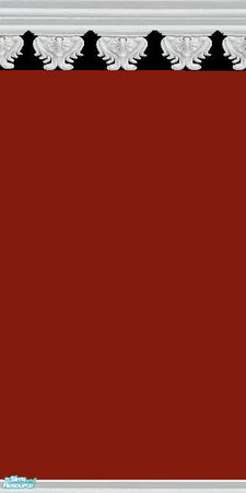 Sims 2 — GOTHIC red solid by daisylee — designed for Haunted Hollow but can be used anywhere