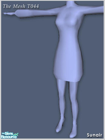 Sims 2 — Sunair Fashion T044 by Sunair — The MESH file of Sunair Fashion T044. 