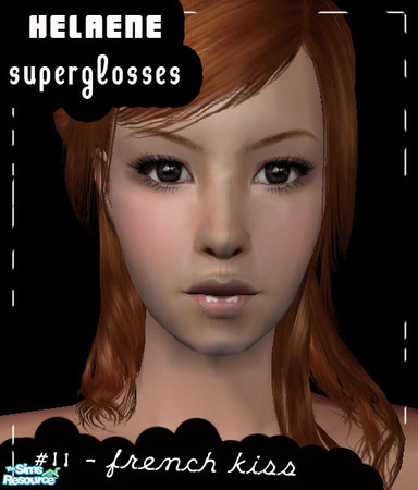 Sims 2 — Helaene - Superglosses - french kiss by Helaene — This hot lipgloss is 1 of a set of 11 high-shine glosses that