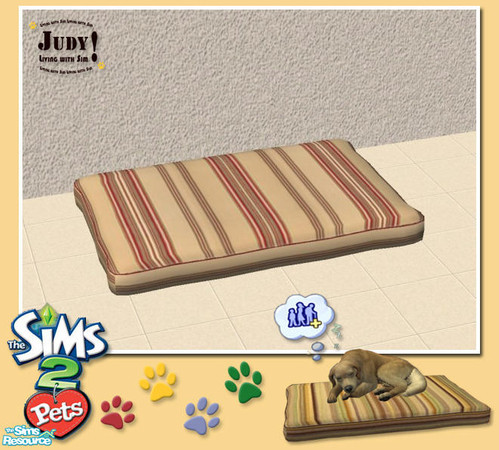 Sims 2 — Judy Classic Pet Pillow - RC01 by judyhugsnoopy — Recolor Maxis Comfy Pet Pillow. Hope you like it :D