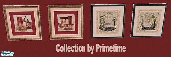 Sims 2 — PT Charlene Olson Bath Prints by Primetime024 — This print can be found under B Stroke in your game and requires