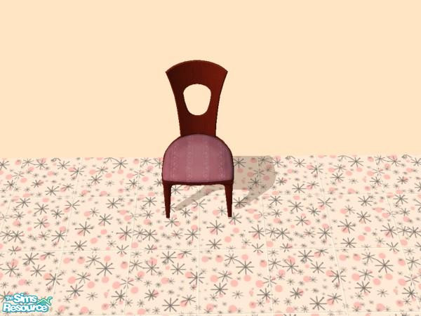 Sims 2 — GL Contorto Dining Chair - Contrary Berr by dddrake — Contrary Berry