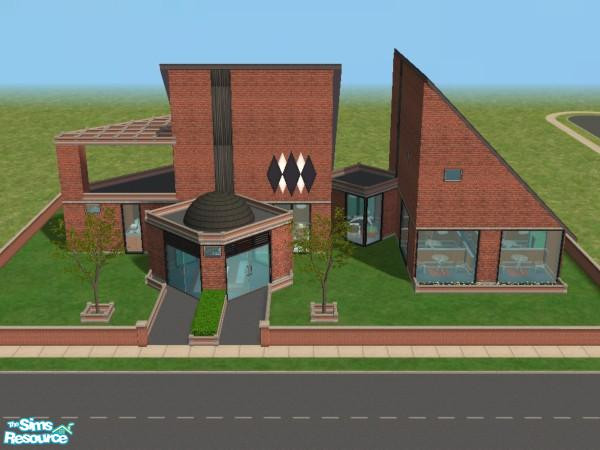 Sims 2 — Diamond Brick Esquisite Dining by ennigma — 