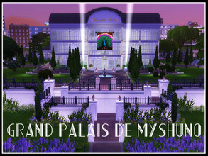 Sims 4 — Grand Palais de Myshuno (no CC) by Youlie25 — Sul Sul, Here is The Grand Palais de Myshuno. This majestic