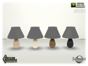 Sims 4 — Nogo office table lamp by jomsims — Nogo office table lamp