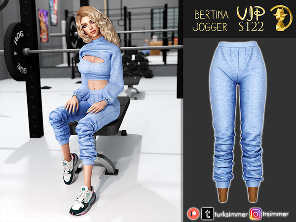 Sims 4 — [PATREON] (Early Access) Bertina Jogger S122 by Daph's — 10 Swatches Compatible with HQ mod Works with all of