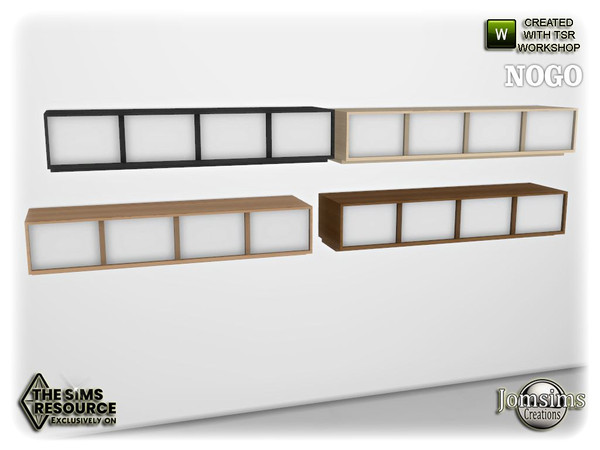 Sims 4 — Nogo office wall shelf by jomsims — Nogo office wall shelf